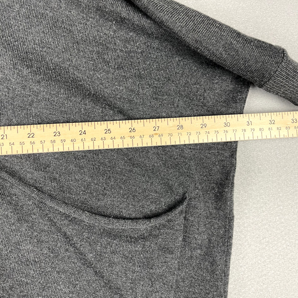 Kerisma Oversized Sweater Womens Small Medium Gray V-Neck Lagenlook Relaxed Boho - Picture 10 of 16